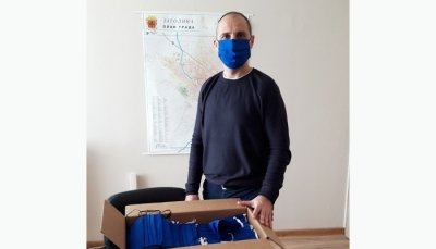 КЦ Јагодина – Дониране заштитне маске