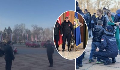 ДОБРОДОШЛИ ХЕРОЈИ!Свечано дочекани српски ватрогасци из земљотресом разорене Турске, НА ЧЕЛУ КОЛОНЕ СПАСИЛАЦ ЗИГИ