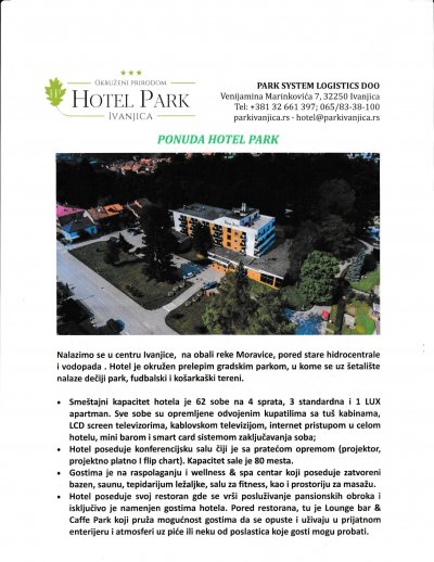 Hotel Park Ivanjica